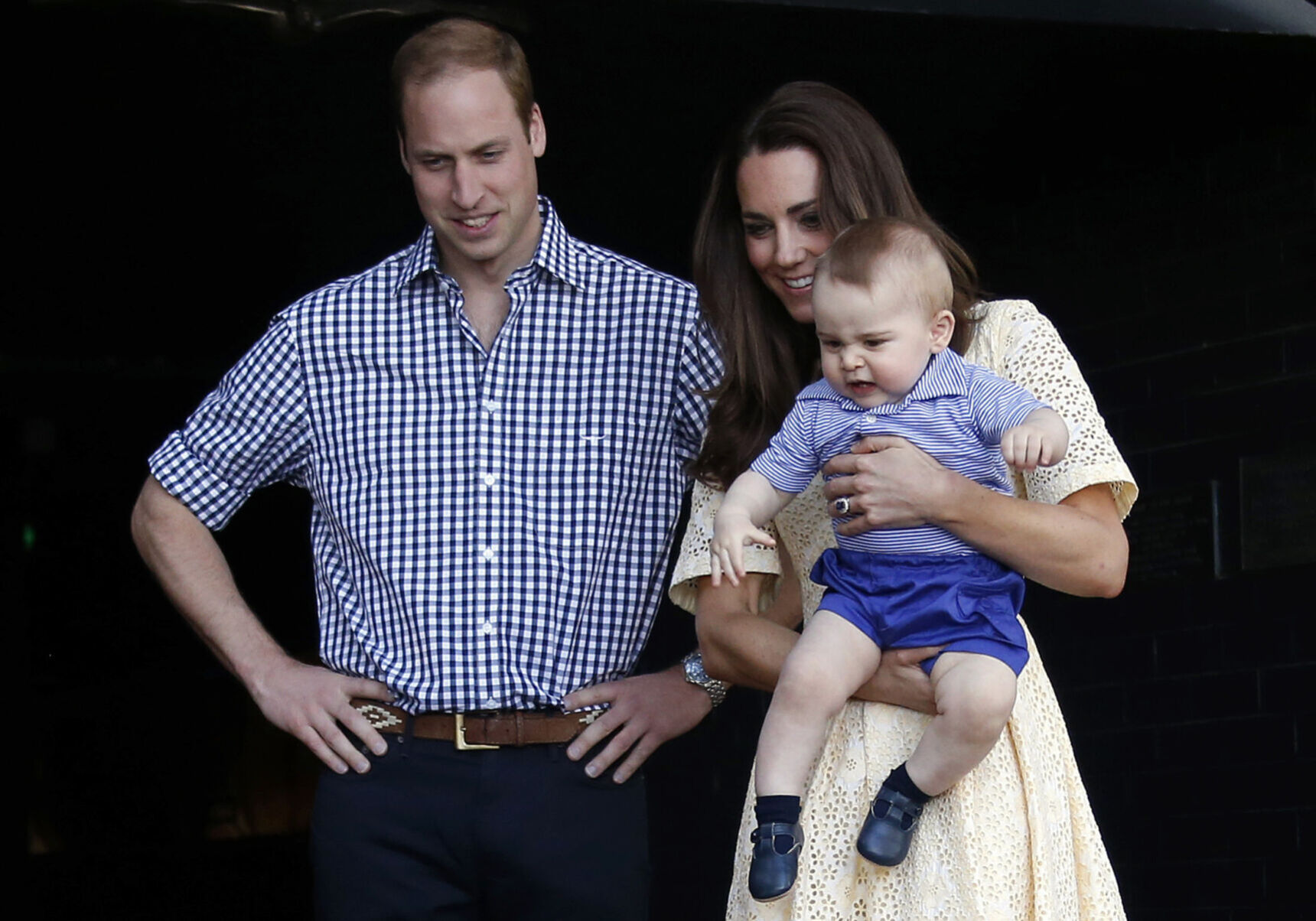 Kate, the Duchess of Cambridge, Prince William, Prince George